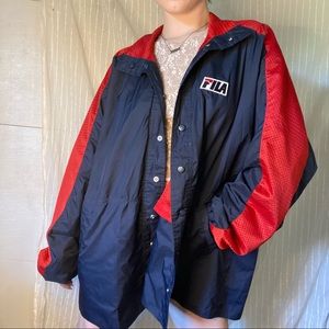 FILA windbreaker reversible